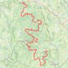Trace GPS Grande Traversée du Morvan VTT, itinéraire, parcours