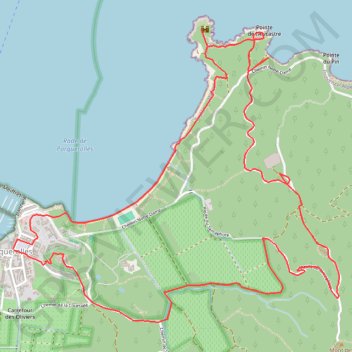 Trace GPS Porquerolles, itinéraire, parcours