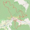 Trace GPS Gorodel, Combe de Baïn, Piemard (Drôme), itinéraire, parcours