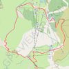 Trace GPS Le Puy de Sancy par le Val de Courre, itinéraire, parcours