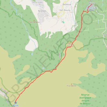 Trace GPS Réunion - J9, itinéraire, parcours