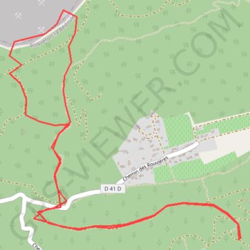 Trace GPS Balade aux Carrières de la Bédoule, par le vallon du Peuplier, itinéraire, parcours