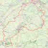 Trace GPS Lus Oost-Vlaanderen, Zuid, itinéraire, parcours