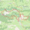 Trace GPS Autour de Saint-Cernin, itinéraire, parcours