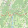 Trace GPS Saint Pierre de Commiers - Lac de Prévourey, itinéraire, parcours