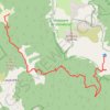 Trace GPS 2ème journée sur le Glandasse, itinéraire, parcours