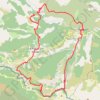 Trace GPS Gorges du Verdon (04) - juin, itinéraire, parcours