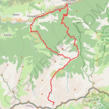 Trace GPS Tour de la Caranca, itinéraire, parcours