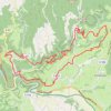 Trace GPS Estaing : Les Deux Vallées Coussane Et Lot Panorama Des Troi..., itinéraire, parcours