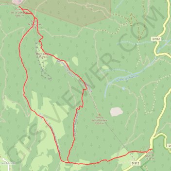 Trace GPS Le Mont Joigny, itinéraire, parcours