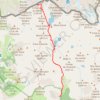 Trace GPS Cime du Gélas de la Gordolasque, itinéraire, parcours