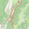 Trace GPS Pas de Rocheplane - Sangle des Arches - Aulp du Seuil en boucle, itinéraire, parcours