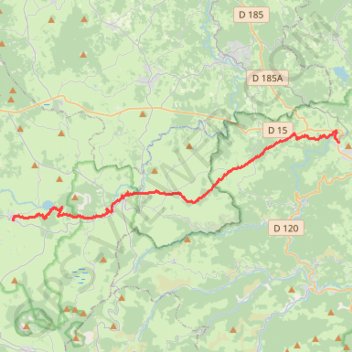Trace GPS Chemin de Saint Régis Etape 3, itinéraire, parcours