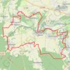 Trace GPS Les Coteaux du Morin et de l'Aubetin - Boucle, itinéraire, parcours