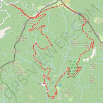 Trace GPS Ouillat-Requesn, itinéraire, parcours