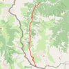 Trace GPS Rifugio Granero - Col Sellière - Villanova, itinéraire, parcours