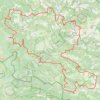 Trace GPS Tour de pays VTT des Baronnies en Drôme provençale, itinéraire, parcours