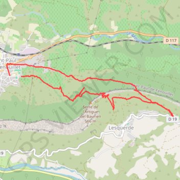 Trace GPS Course à pied, 2023-09-03, itinéraire, parcours