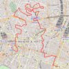 Trace GPS Paris - Montmartre, itinéraire, parcours