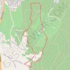 Trace GPS Marche nordique à Bagnols-sur-Cèze, itinéraire, parcours