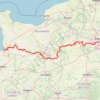 Trace GPS Sentier du Mont-Saint-Michel, itinéraire, parcours