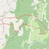 Trace GPS Tour des Caires par la Roche, itinéraire, parcours