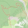 Trace GPS Guillaumes - Sauze par la Loubière, itinéraire, parcours