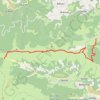 Trace GPS La Barguillère (Rocher de Batail) du Prat d'Albis au col de Port, itinéraire, parcours