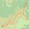 Trace GPS Pic de l'Oussouet depuis le col du Couret, itinéraire, parcours