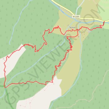 Trace GPS Circuit de Sainte-Eurosie, itinéraire, parcours