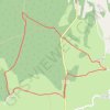 Trace GPS La croix de Sagiran - Saint-Julien-aux-Bois, itinéraire, parcours