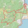 Trace GPS Massif de l'Esterel, itinéraire, parcours