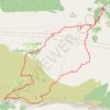 Trace GPS Plateau de Calern depuis Cipières, itinéraire, parcours