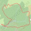 Trace GPS Croix de Gouret depuis Vaugelas, itinéraire, parcours
