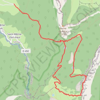 Trace GPS Par les crêtes du Grand Manti, itinéraire, parcours