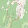 Trace GPS Grand Som en boucle depuis la Grande Chartreuse par le col du Frenet et le pas du Loup (Chartreuse), itinéraire, parcours