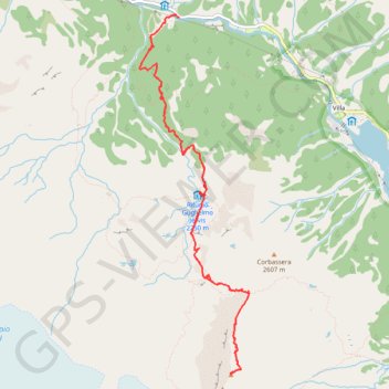 Trace GPS Cima delle Fasce, itinéraire, parcours