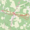 Trace GPS 2024-02-15 VTT Pissos 48 km 🌥️, itinéraire, parcours