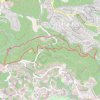 Trace GPS Biot - La Brague, itinéraire, parcours