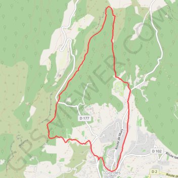 Trace GPS Gordes - Balcon de la Sénancole, itinéraire, parcours