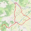 Trace GPS Marche Boudes, Collanges, Madriat, Letz et Bard, itinéraire, parcours