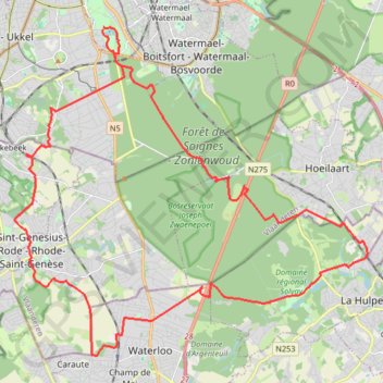 Trace GPS Gravel south - can ride when wet, itinéraire, parcours