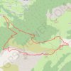 Trace GPS Traversée Roche Parnal - Sous Dine, itinéraire, parcours