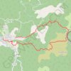 Trace GPS Mont Capell parla Serre de Povredonna, itinéraire, parcours