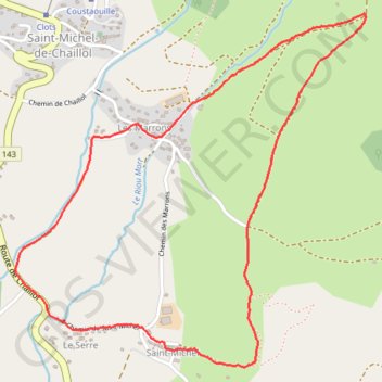 Trace GPS Plateau de Famourou, itinéraire, parcours
