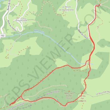 Trace GPS Col du fer, itinéraire, parcours