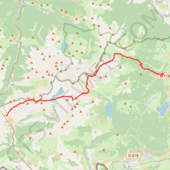 Trace GPS Col de Puymorens - Formiguères, itinéraire, parcours
