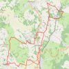 Trace GPS Running de Toulonjac à Villeneuve, itinéraire, parcours