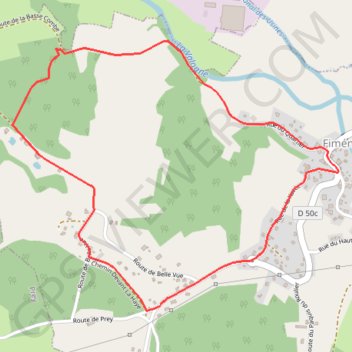 Trace GPS Chemins du Cœur des Vosges - La Basse de la Combe, itinéraire, parcours