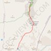 Trace GPS Maroc - Haut Atlas - Jontée au refuge du Toubkal, itinéraire, parcours